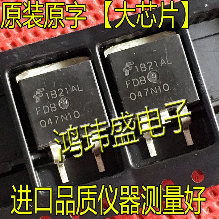 

30 шт. Оригинальный Новый полевой транзистор 047N10 FDB047N10 120A/100V TO-263