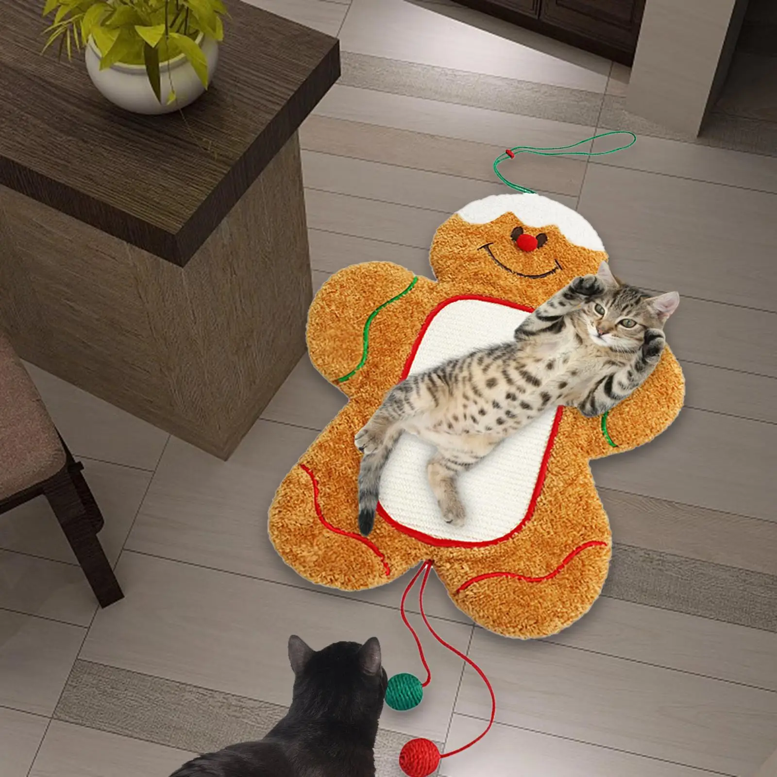 

Christmas Cat Nest Mat Pet Supplies Lovely Sleeping Mat Warm Dog Bed Mats Cat Scratch Boards for Indoor Cats Small Dogs Puppy