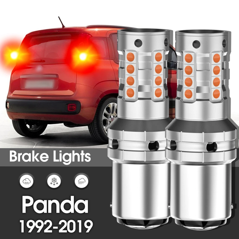 Светодиодные Стоп-сигналы Canbus 2 Шт. Для Fiat Panda 1992-2017 Красные Высокой Мощности 8 Вт