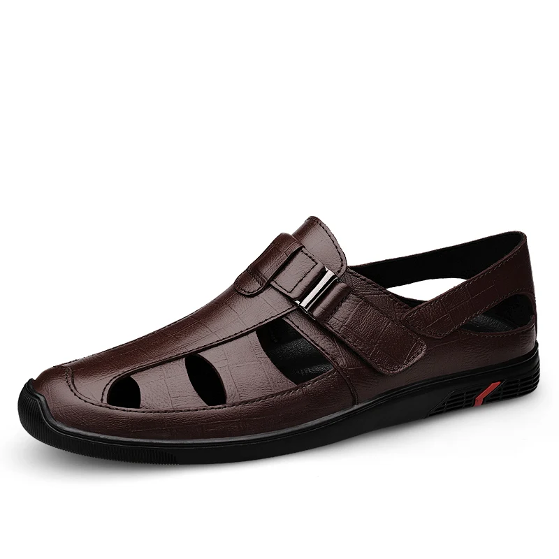 Высококачественные Брендовые мужские туфли из натуральной кожи дышащие