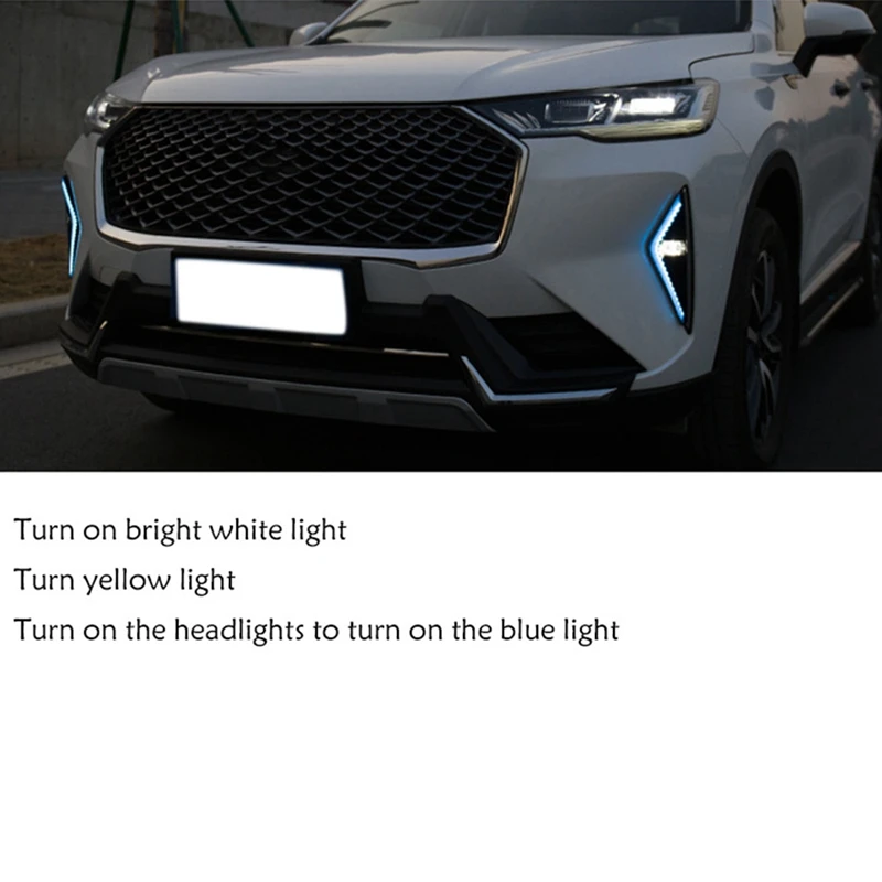 Противотуманные фары на передний бампер автомобиля дневные ходовые огни