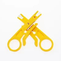 portable 2pcslot mini wire stripper knife network cable crimping pliers hand tool stripping wire cutter multi tools hand tools