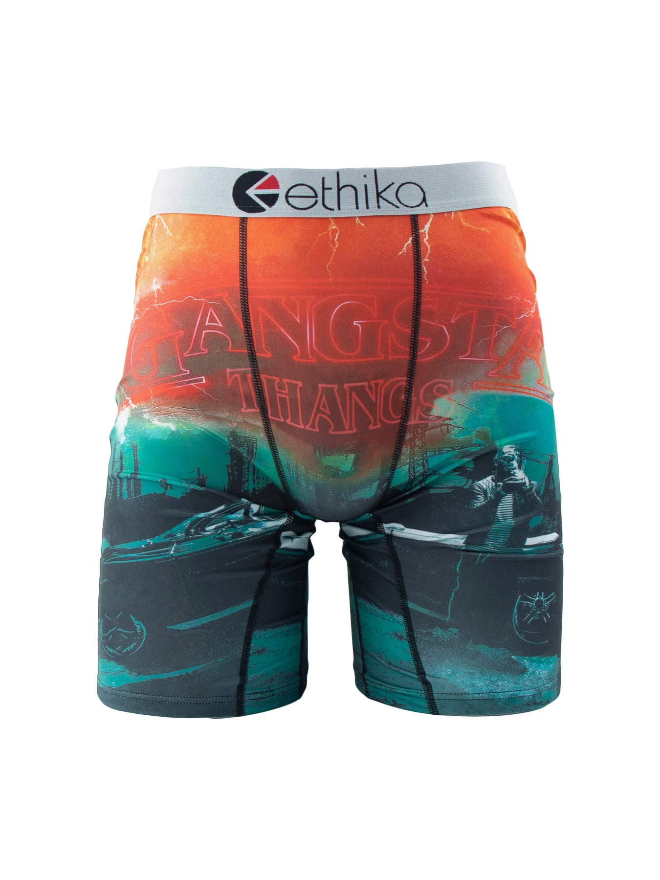 

Трусы-боксеры мужские с принтом, пикантное модное нижнее белье, шорты-боксеры