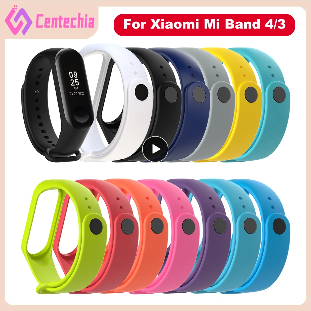 

1pcs Bracelet for Mi Band 4 3 Sport Strap Replacement Wristband MiBand 4 band3 Wrist Strap for Mi Band 4 3 strap