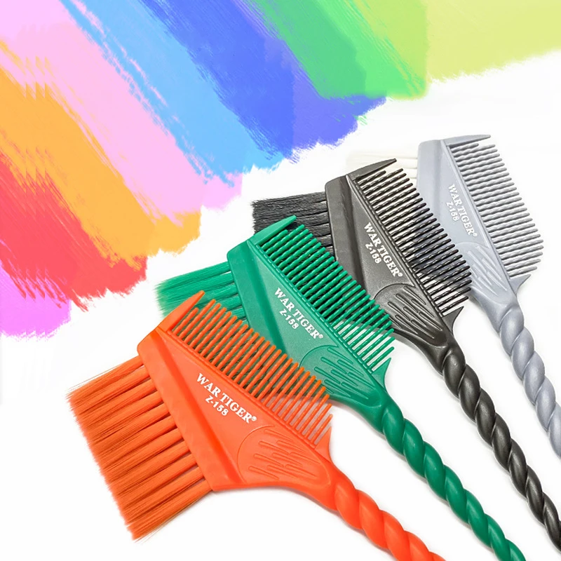 

Hair Dye Brushes Hair Coloring Products Double Edges Sharp Tail Unicorn Hair Dyeing Brush Barber Coloring Comb краска для волос