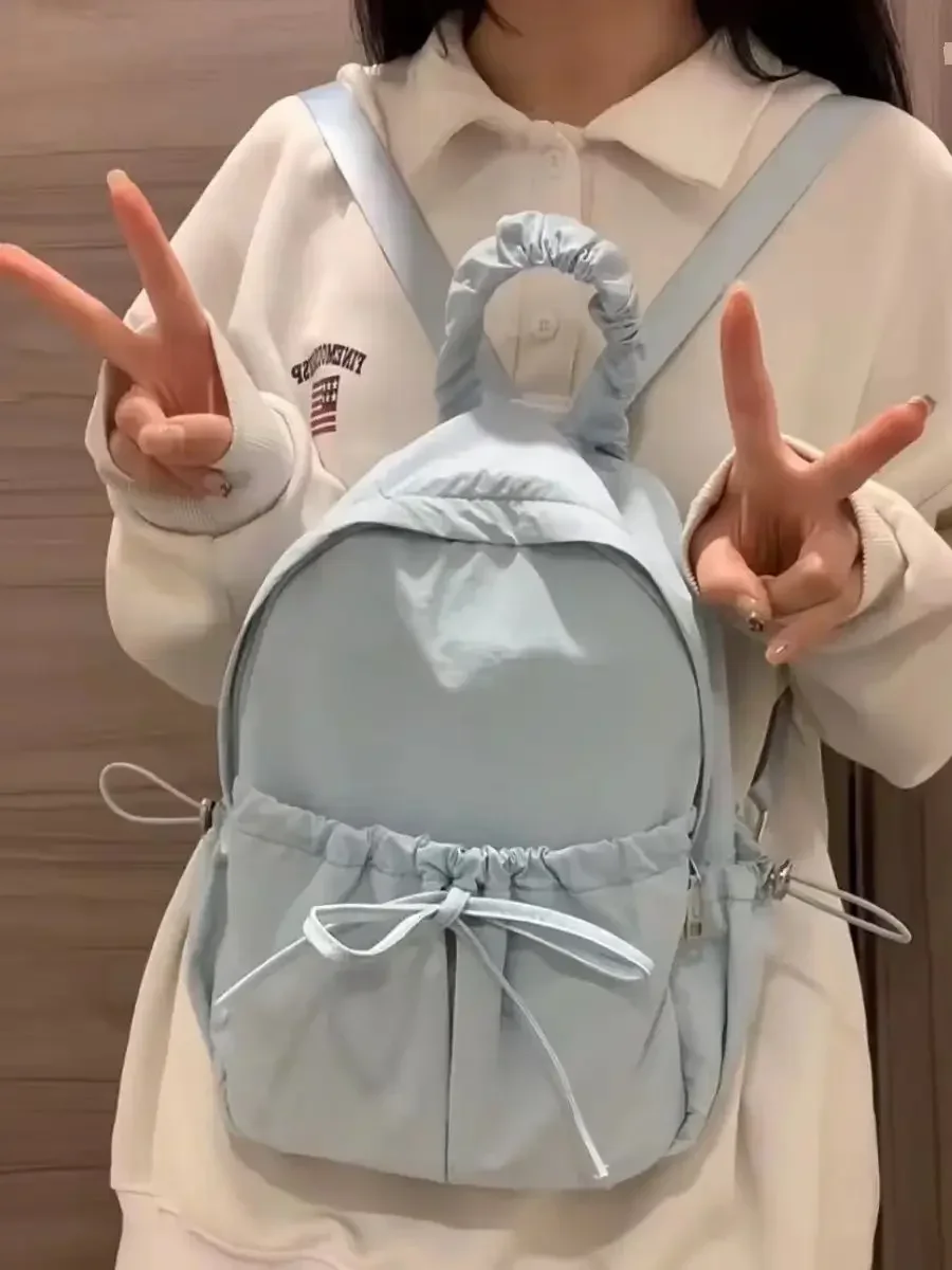 Женские Элегантные рюкзаки BOMO модная дизайнерская нейлоновая сумка в Корейском