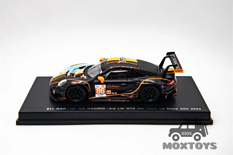 Spark 1:64 911 RSR-19 No.86 GR RACING 3rd LM GTE AM class Le Mans 24H 2023 литая модель автомобиля