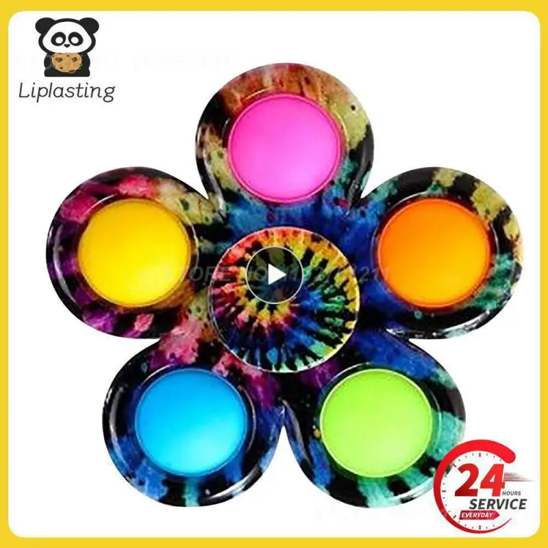 

1~10PCS Fidget Reliver Stress Toy Rainbow Push Bubble Antistress Toys Adults Children Sensory Squeeze Spinner Toys Relieve