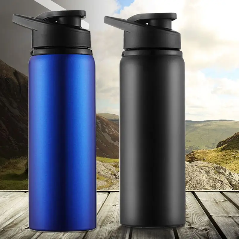 

700ml Stainless Steel Bottle Cover Lid With Handle Anti Leakage Coffee Water Cup Portable Drinking Mug School Outdoor Flask Spo