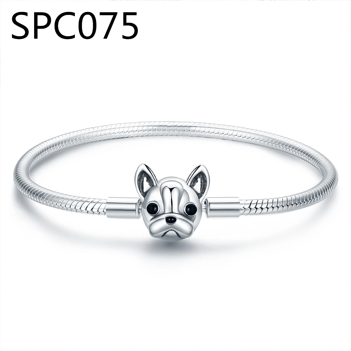 

(With Box) SPC4 High Quality Wholesale Silver Color Basic Snake Chain Magnet Clasp for Charm Bracelet Beads & Jewelry Making dz