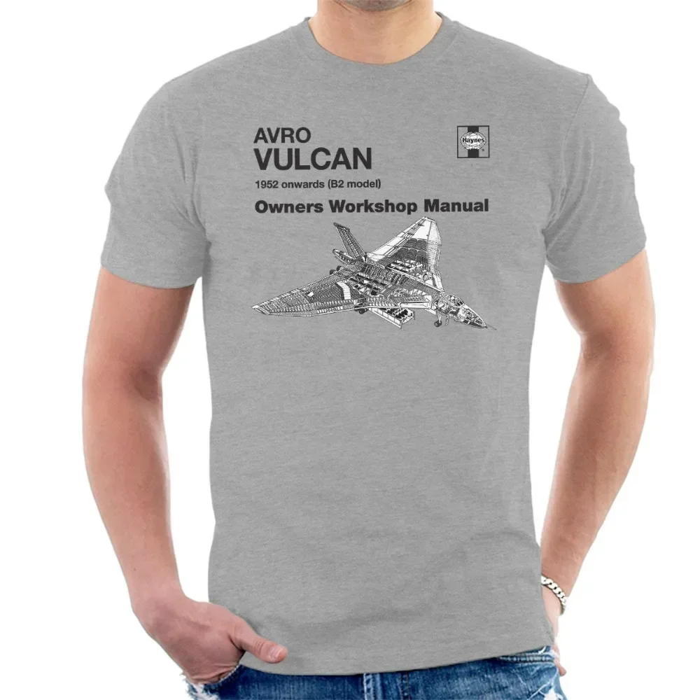 Фото Футболки с забавными принтами British Classic Airplane Avro Vulcan 1952 B2 2019, новый бренд, дешевая распродажа, 100% хлопок №1