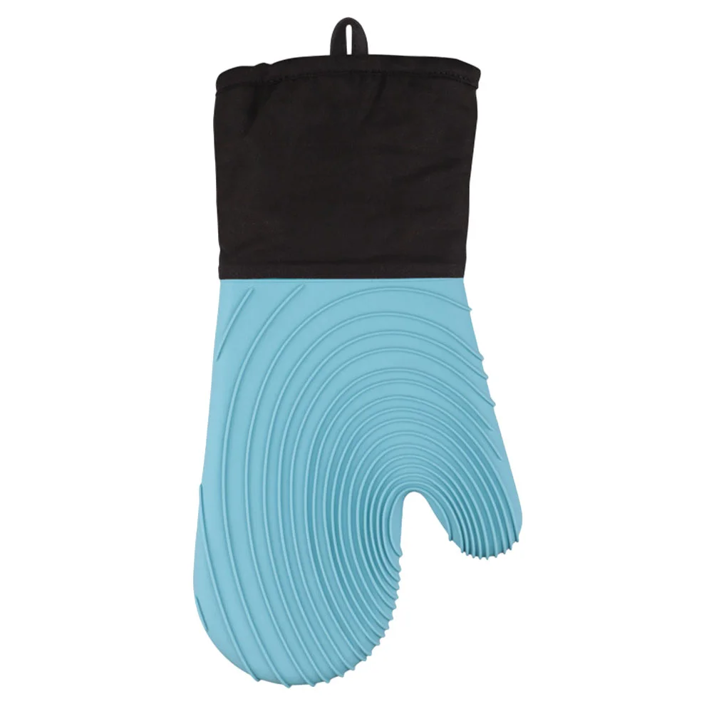 

Gloves Oven Mitts Silicone Kitchen Gloveheat Resistant Insulated Non Pot Baking Microwave Waterproof Mitt Bbq Holder Cotton