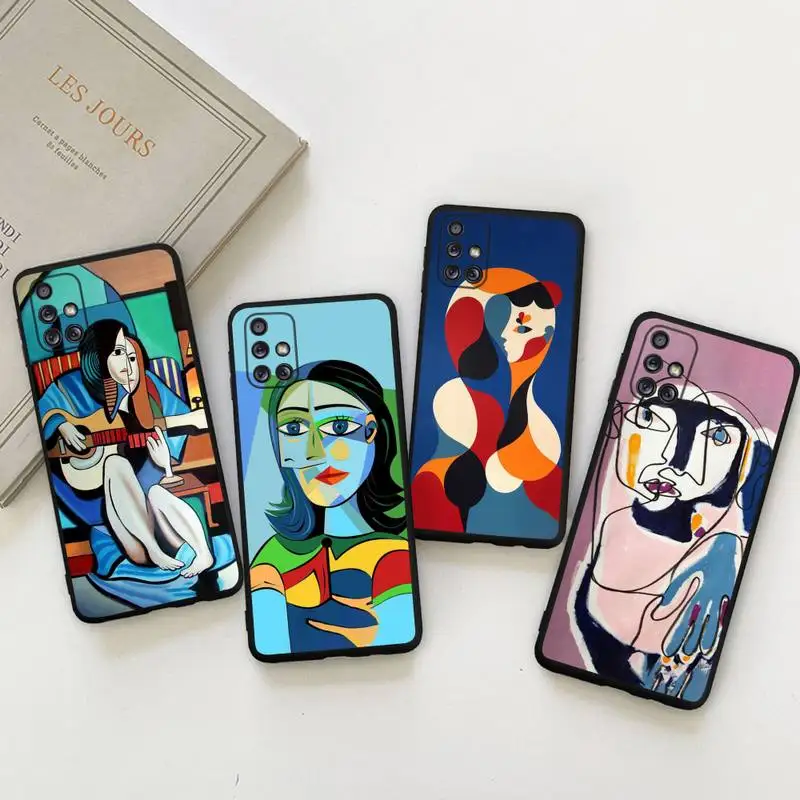 

Picasso Abstract Art Painting Phone Case For Samsung Galaxy A73 A53 A13 A03S A52 A72 A12 A81 A30 A32 A50 A80 A71 A51 A31 5G