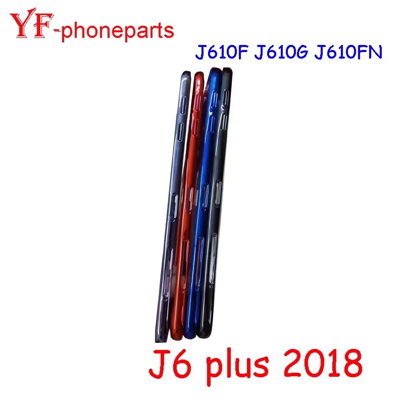 Фото Высококачественная средняя рамка для Samsung J6 Plus J6+ 2018 J610F J610G J610FN, корпус, лицевая панель, запчасти для ремонта №2