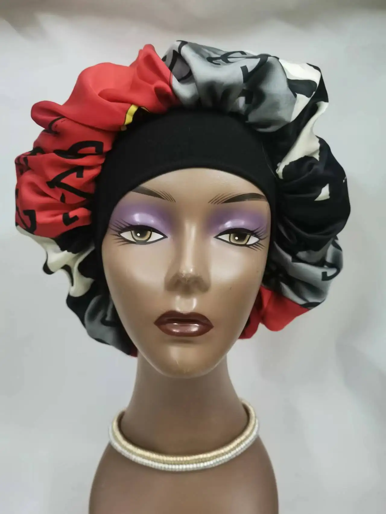 Женская Регулируемая Кепка для сна дизайнерские Чепчики и прочные сумки