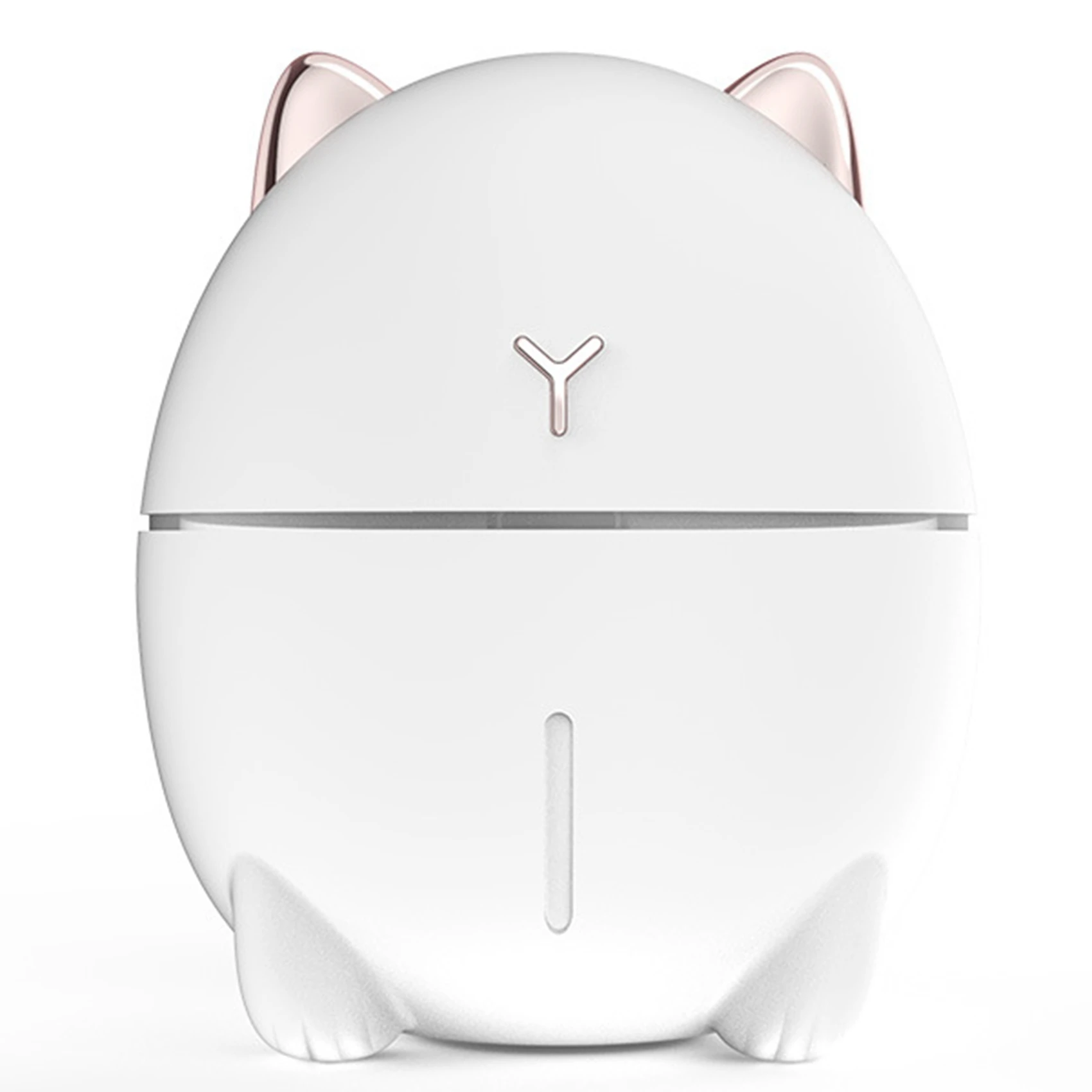 

USB Humidifier Cute Cool Mist Air Diffuser Colorful LED Night Light Humidificador Aroma Diffuser Purifier Car White