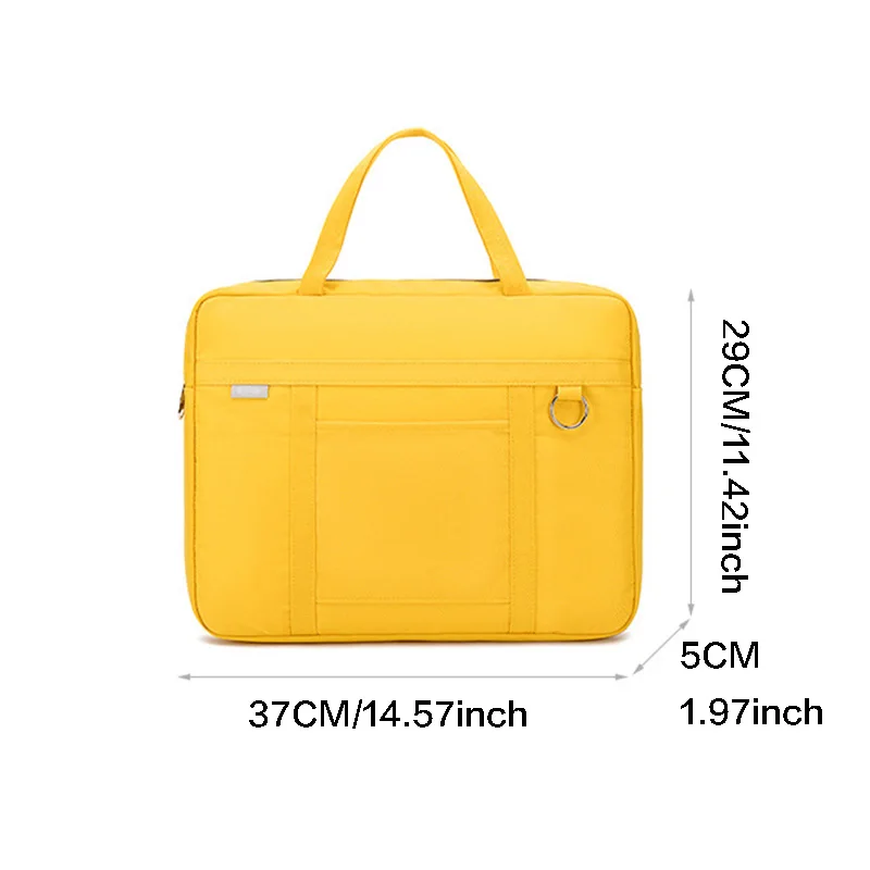 High Capacity Business Briefcase Simple Fashion Document Organize Storage Bag Water Proof A4 File Handbag Accessories Supplies