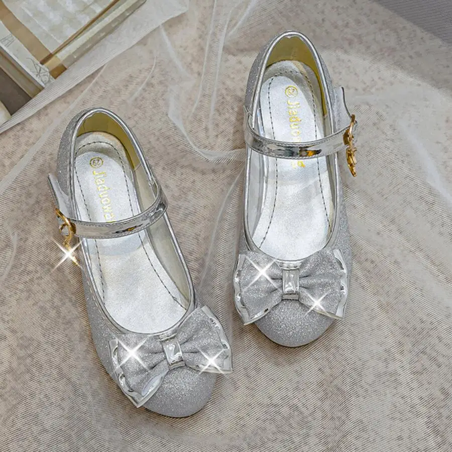 Princess Butterfly Leather Shoes Kids Diamond Bowknot High Heel Children Girl Dance Glitter Shoes Fashion Girls Party Dance Shoe 6 Princess Butterfly Leather Shoes Kids Diamond Bowknot High Heel Children Girl Dance Glitter Shoes Fashion Girls Party Dance Shoe 6