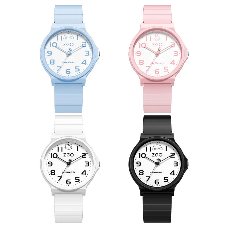 

Kawaii Sanrio HelloKitty Watch MyMelody Cinnamoroll Anime LED Luminous Fashion Waterproof Watch Student Smart Leisure Bracelet