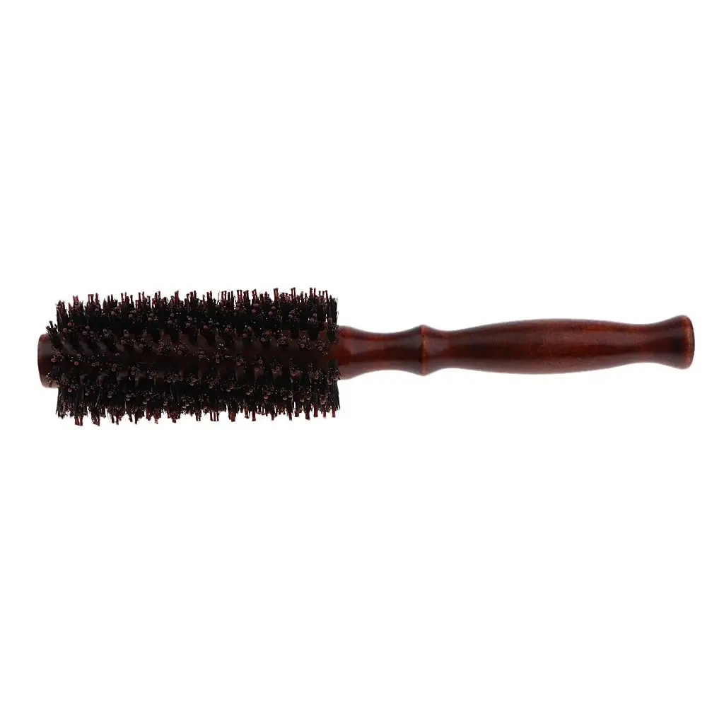 

Round Curling Detangler Hairbrush Rolled Hair Brush for Styling & Smoothing