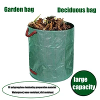 large capacity garden bag reusable leaf sacklight trash can foldable garden garbage waste collection container storage bag
