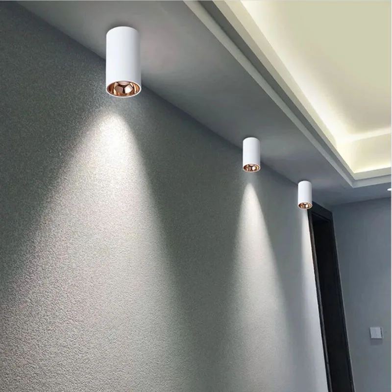 Цилиндрические светодиодные потолочные светильники 5 Вт 10 15 20 30