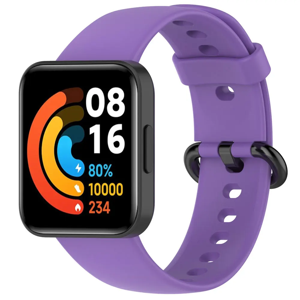 Фото Ремешок для часов + чехол для Redmi Watch 2, ремешок для смарт-часов, браслет для Xiaomi Mi Watch 2 Lite, защитный чехол, пленка для часов №5
