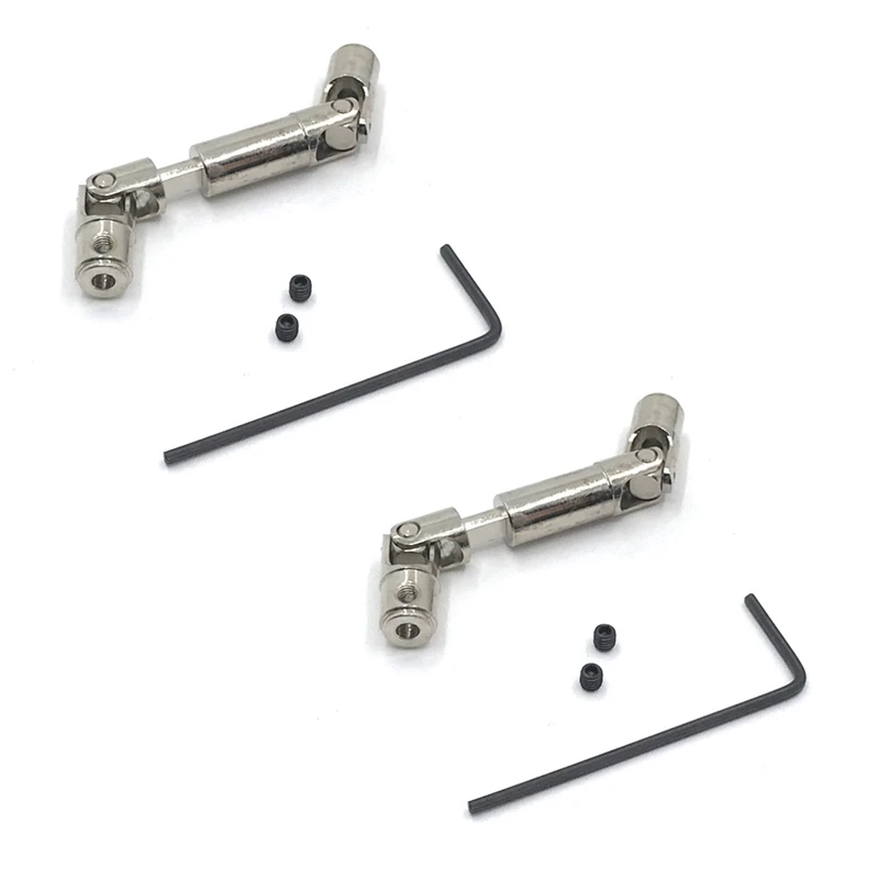 

2X обновленный металлический приводной вал для WPL 1/10 D12 1/16 C14 C24 C34 B14 B24 B16 B36 HengLong Silver