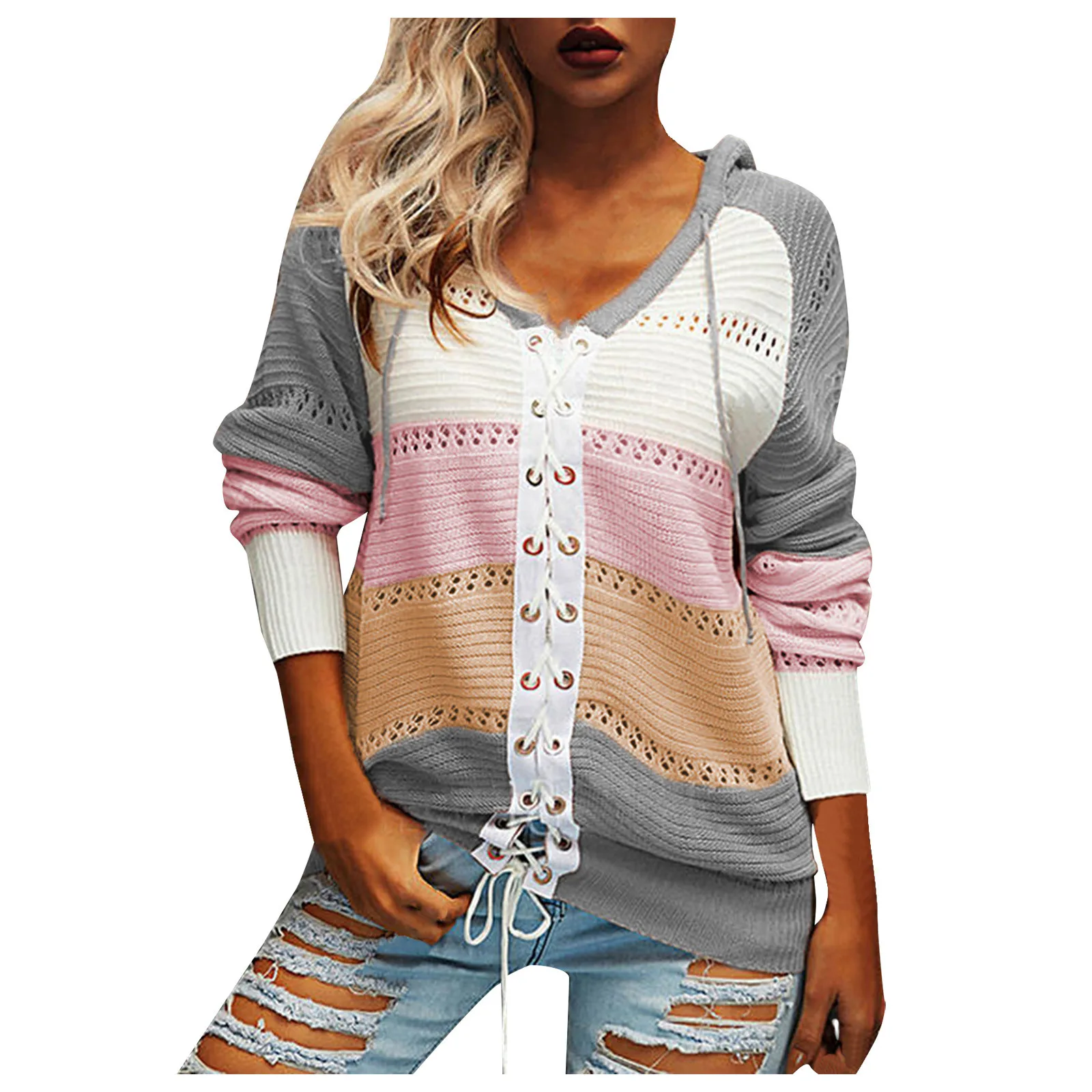 

Autumn Winter Women's O-neck Long Sleeve Tops Stitching Loose Tops Sweatershirt Autumn Winter Sweatshirt Korean Oversized