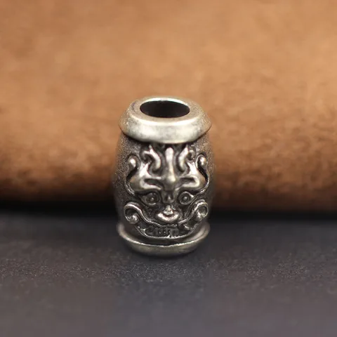 Латунные бусины с резным цилиндрическим ножом Lucky Beast