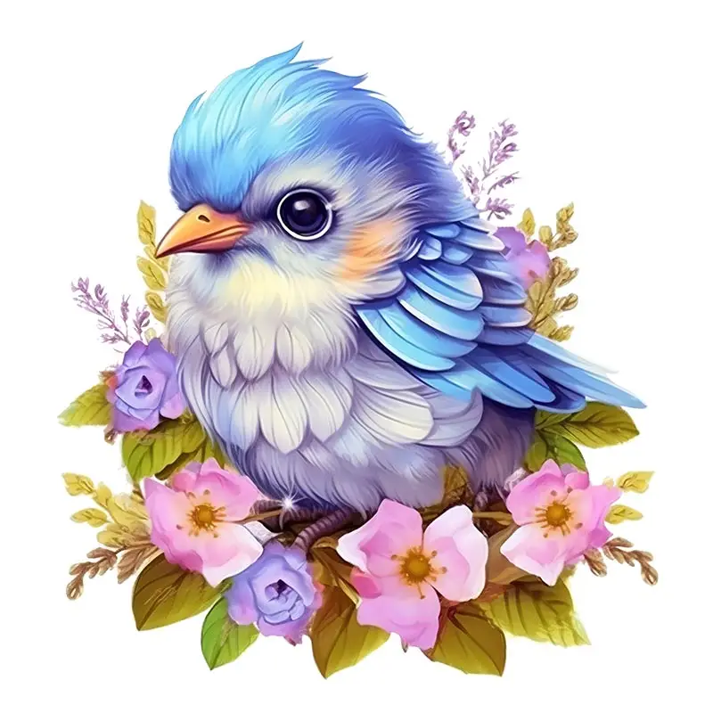 

ПВХ наклейка на стену M431 птицы и животные