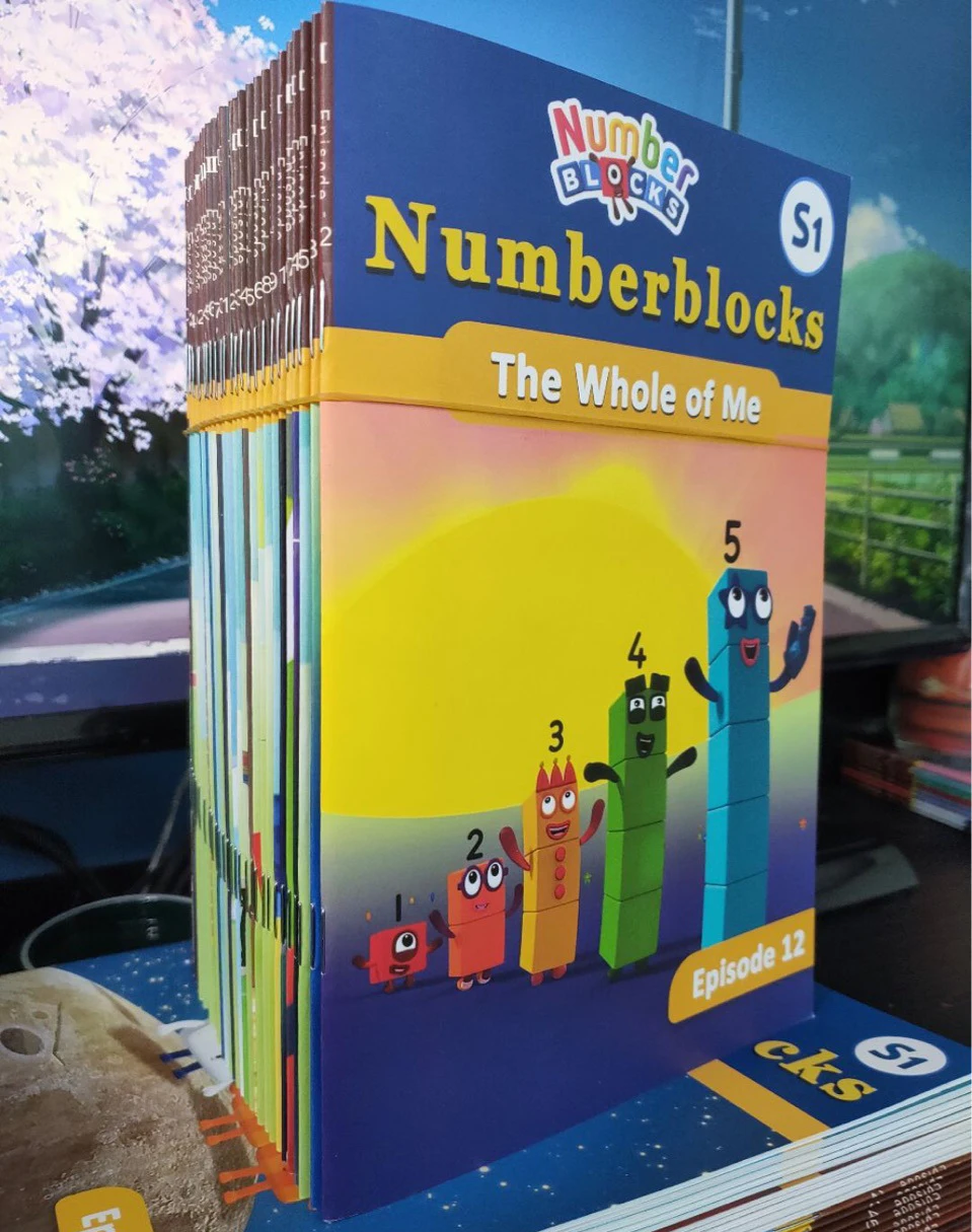 30 Books/Set Numberblocks Alphablocks Digital Building Blocks Kids Children's Early Education English Learning Book