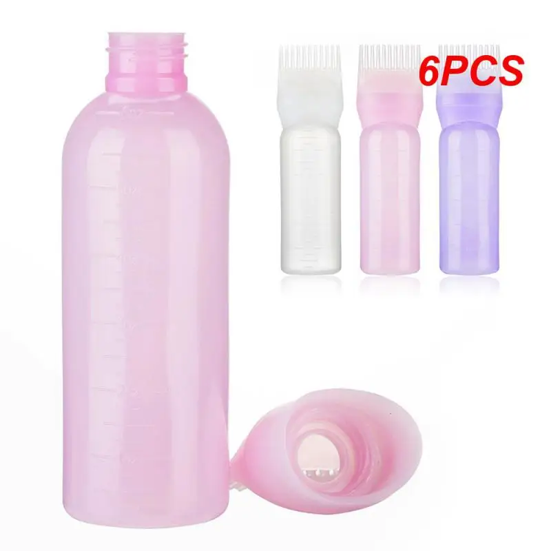 

Многоразовая пластиковая бутылка-аппликатор для окрашивания волос, 120 мл, 6 шт.
