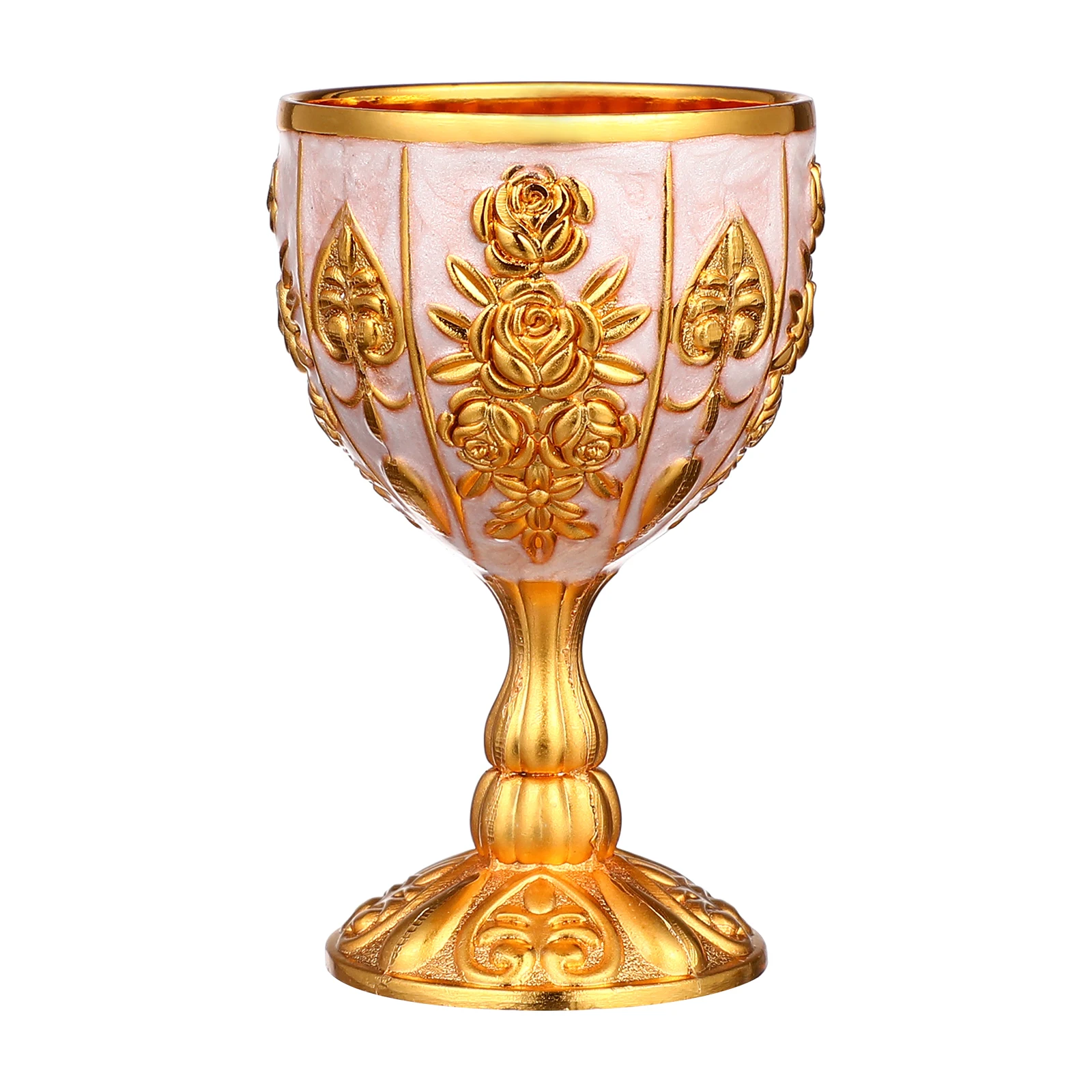 

1Pc European High-grade Wine Glass Retro Style Delicate Cocktail Cup Decor