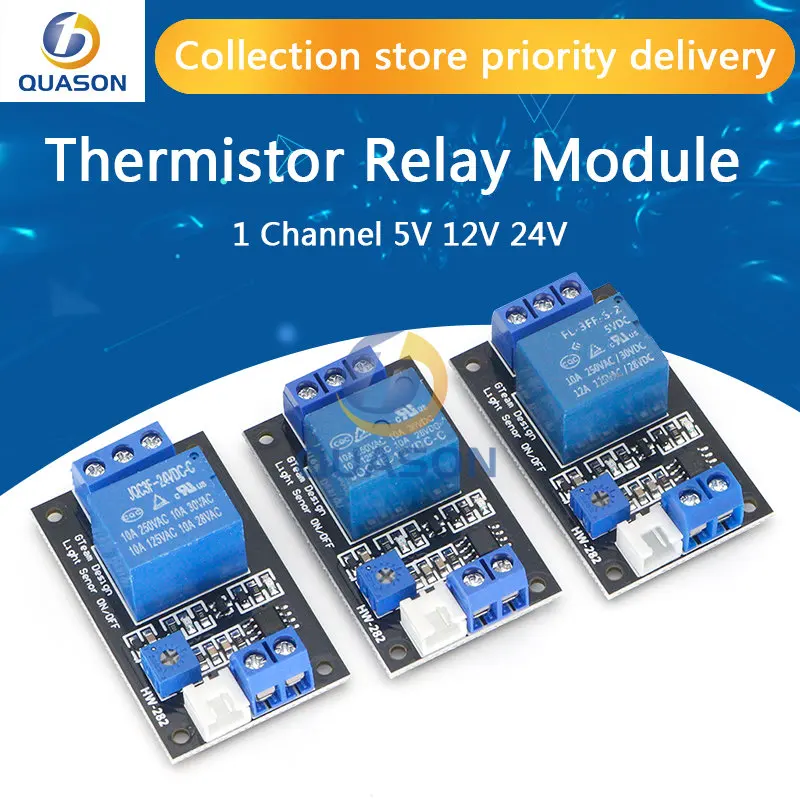 

1 канал, 5 В, 12 В, 24 В, стандартный модуль, регулятор температуры, модуль переключения датчика температуры, термостат