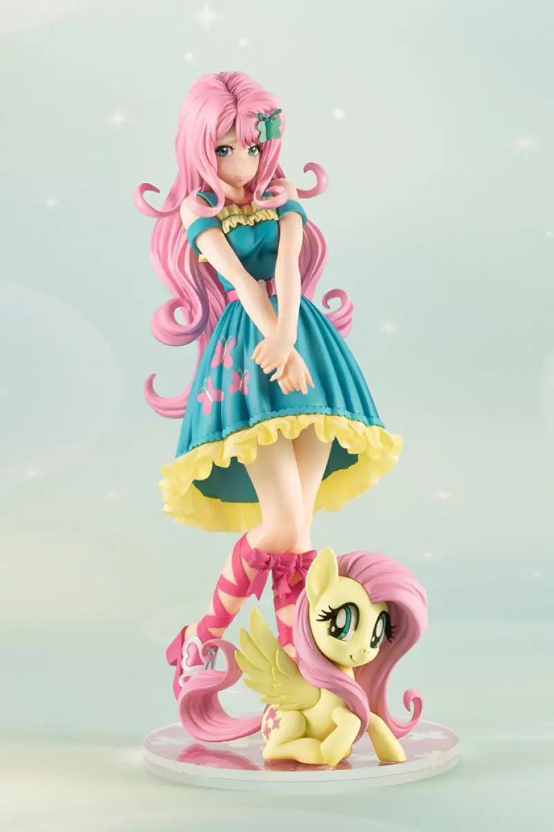 Фото Оригинальная коллекционная фигурка Kotobukiya Bishoujo My Little Pony: Пинки Пай, Эпплджек, Рэйнбоу Рарити, Флаттерши, Твайлайт. №3