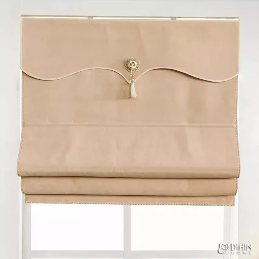 Современные рулонные шторы цвета хаки на заказ в римском стиле световой