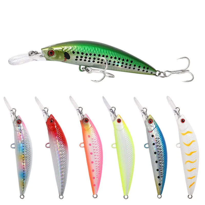 

70mm/15g Bionics Heavy Sinking Minnow Fishing Lures Saltwater Freshwater Long Casting Sea Artificial Bait