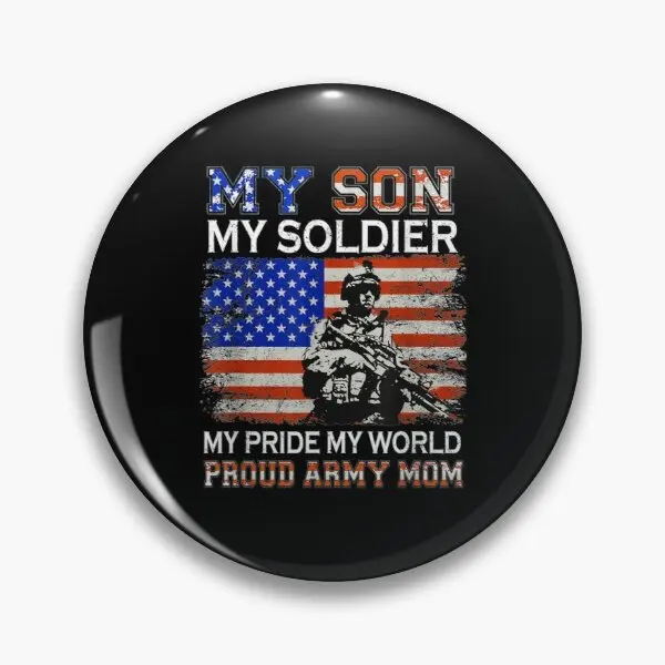 Мой сыно мой солдатский герой гордый армейский мама мягкая пуговица значок для