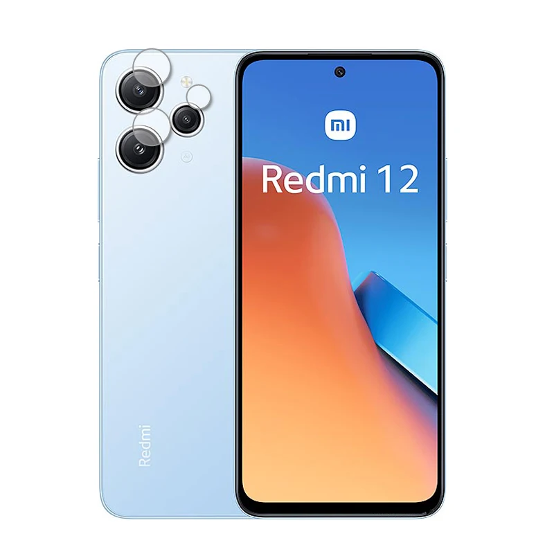 

2Pcs Camera Protector For Xiaomi Redmi 12 12C 10C 10A 10 Fiber Glass Protective Soft Camera Lens Film For Redmi 12 9T 9 9A 9