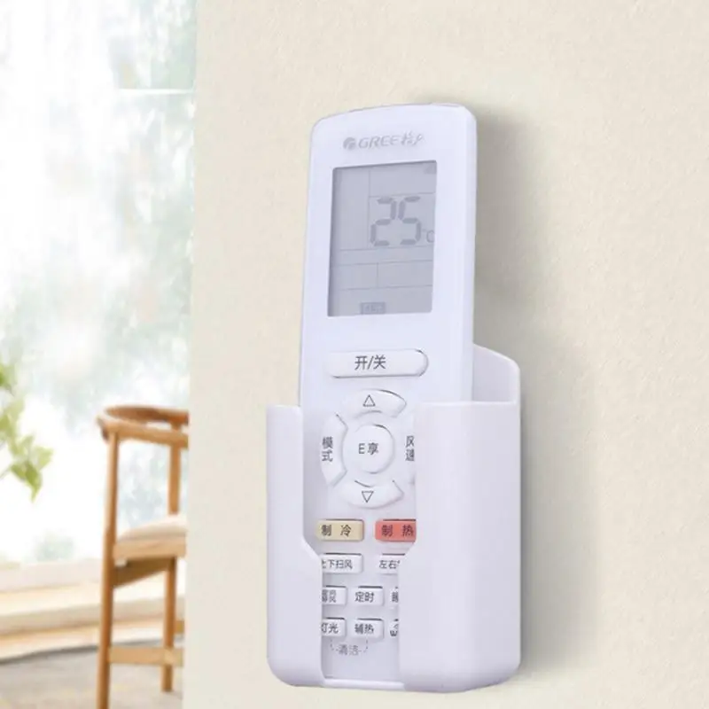 

Non-perforated Bedside Storage Basket Desktop Storage Box Convenient Wall-mounted Organize Storage Remote Control Storage Box