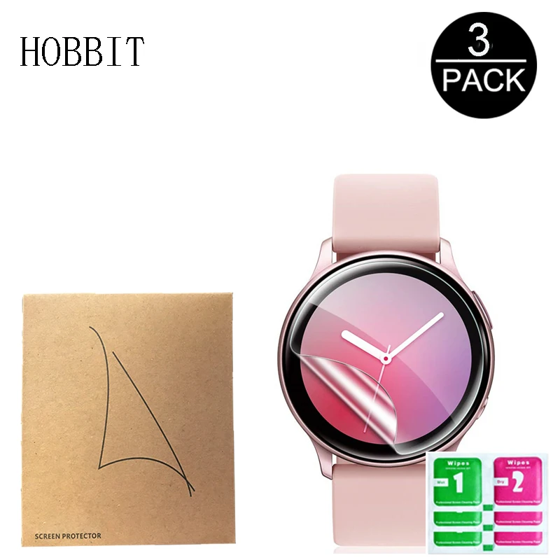 

Защитная пленка из ТПУ для Samsung Galaxy Watch Active 2 44 мм 40 мм, мягкая пленка для Samsung Watch 3 41 мм 45 мм S3, полное покрытие, 3 шт.
