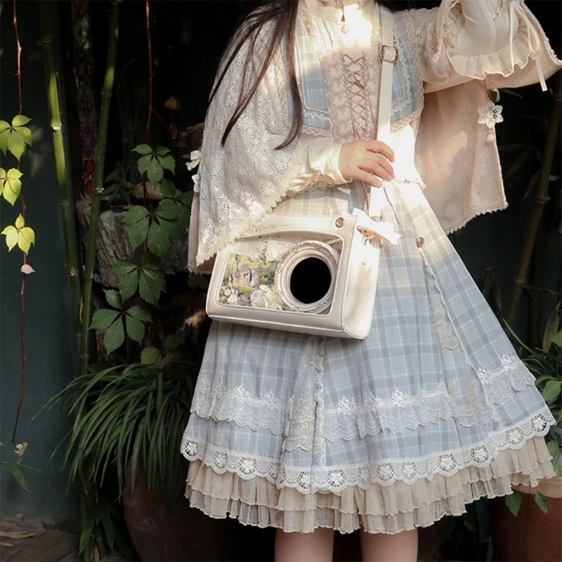 Сумка через плечо с булавкой школьная сумка женская Itabag Harajuku в японском стиле