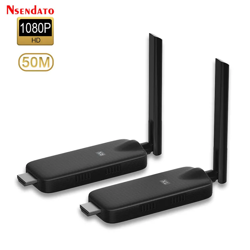 Беспроводной трансивер 50 м HDMI-совместимый видеопередатчик приемник от 1TX до 4RX