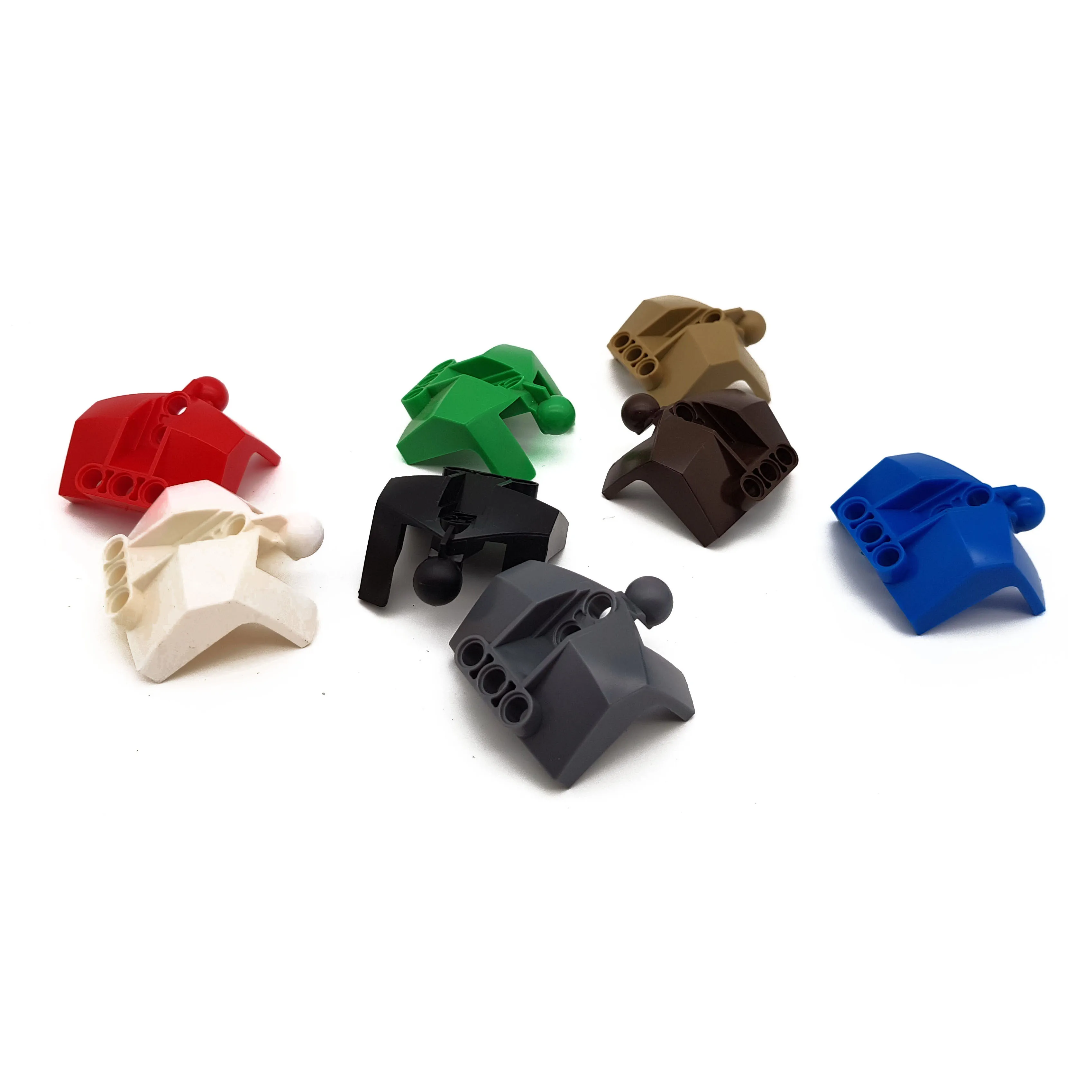 

100pcs/lot Kennie DIY MOC Building Blocks Compatible with Constraction Part NO.24124 Shell 4X7X4 W/ 10,2 BALL