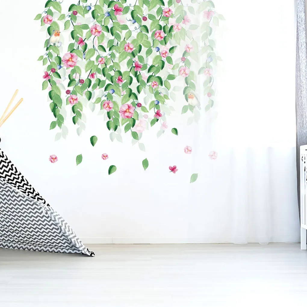 

2 шт., декоративные ПВХ обои с рисунком растений