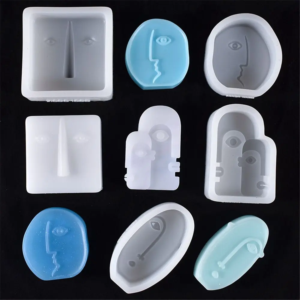 

Tools Ornament Making Portrait Abstract Face Face Silicone Candle Mold Sculpture Mould Aromatherapy Candle Plaster