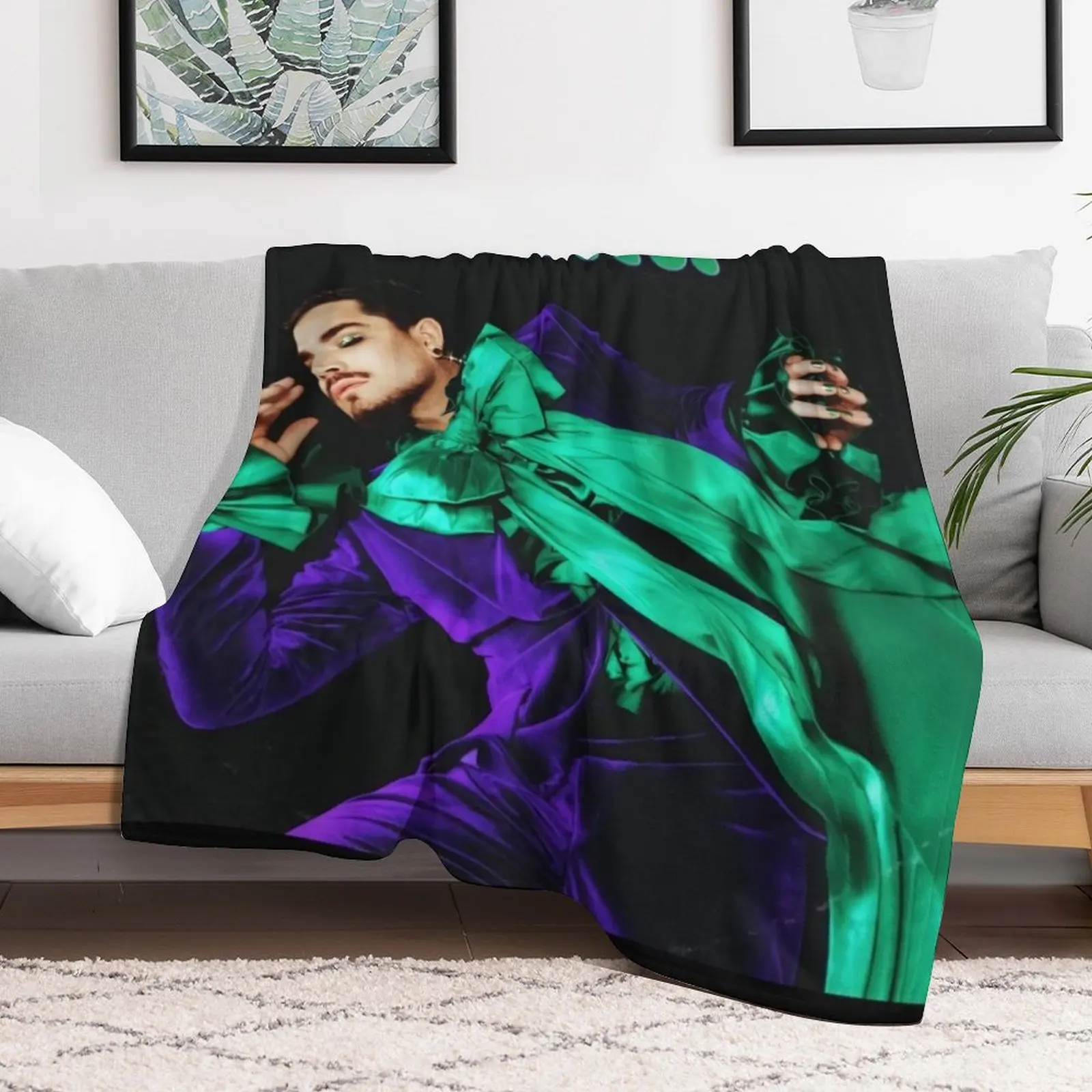 Адам Ламберт Рибон Плед Мягкие Кровати Тонкие Одеяла