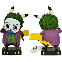pokemon anime pikachu cosplay the joker action figure statue collection birthday gifts pvc room decoration action figure statues
