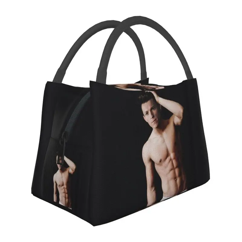 

Персонализированная пикантная женская сумка для ланча Tom Holland, теплые изолированные Ланч-боксы для офиса и путешествий